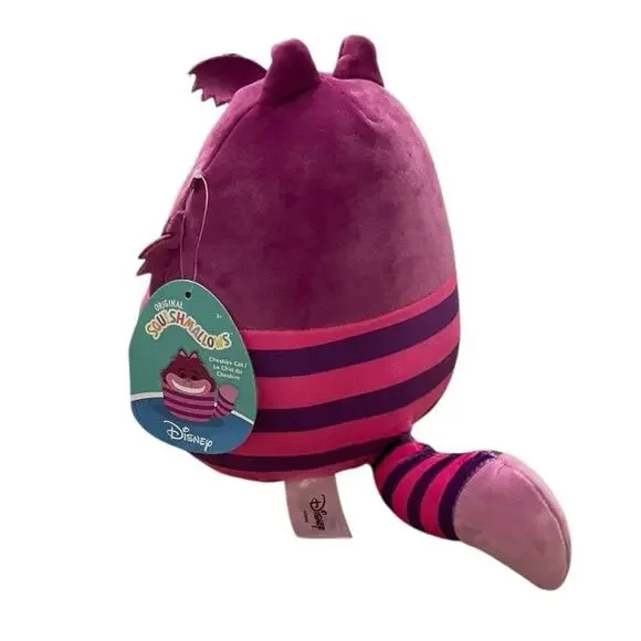 NWT Disney Cheshire Cat Squishmallow Stuffed Plush - Picture 2 of 6